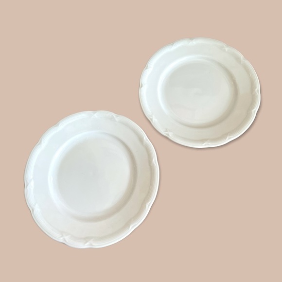 Vintage Bauscher Weiden Bavaria Germany Porcelain Saucer Two Pieces - Picture 1 of 7